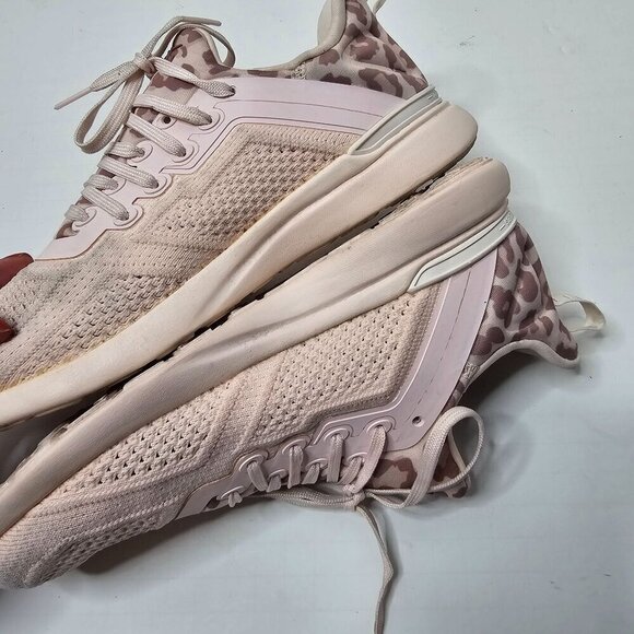 APL TechLoom Tracer Sneaker Creme Beachwood Leopard Revolve - Picture 3 of 15